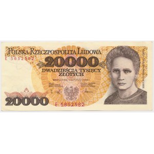 20.000 zł 1989 - E
