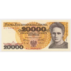 20.000 zł 1989 - AL