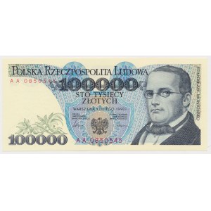 100.000 zł 1990 - AA