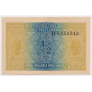 1/2 marki 1916 Generał - B 825...