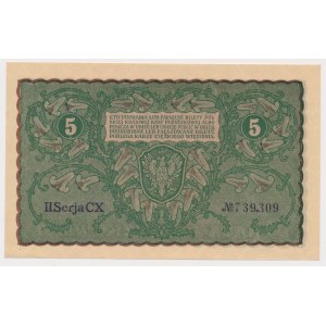 5 marek 1919 Sierpień - II Serja CX (Mił.24b)
