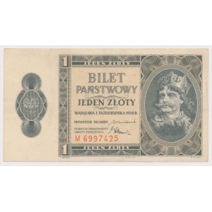 1 złoty 1938 Chrobry - M