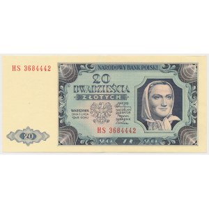20 złotych 1948 - HS