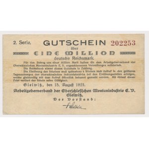 Gleiwitz (Gliwice), 1 mln mk 1923