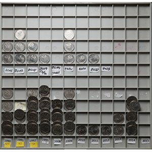 50 groszy 1990-2022 - zestaw
