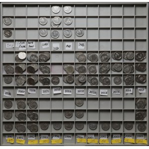 10 groszy 1990-2023 - zestaw