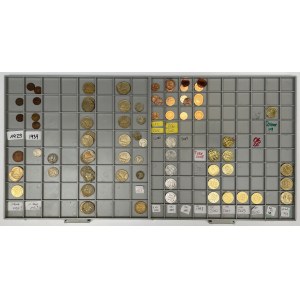 Estonia, Monety obiegowe - Duży zestaw