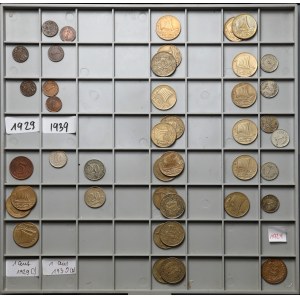 Estonia, Monety obiegowe - Duży zestaw