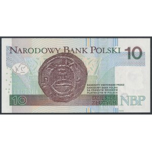 10 zł 2012 - AN - 0003564 - niski numer czterocyfrowy