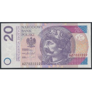 20 zł 2016 - AZ - 7022222