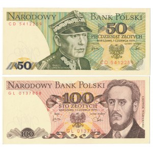 50 zł CD i 100 zł GL 1979 - zestaw (2szt)