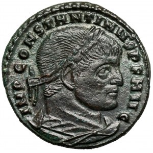 Konstantyn I Wielki (306-337 n.e.) Follis, Rzym - SPQR OPTIMO PRINCIPI