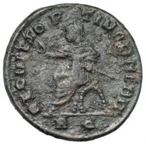 Konstantyn I Wielki (306-337 n.e.) 1/4 follisa, Rzym - DIVO CONSTANTIO PIO