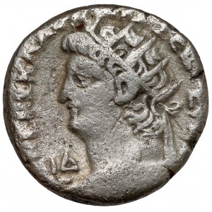 Neron (54-68 n.e.) Tetradrachma, Aleksandria - Posejdon