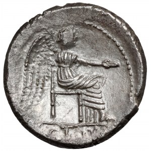 Republika, M. Porcius Cato (89 p.n.e.) Denar, Utica