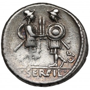 Republika, C. Serveil C.f (57 p.n.e.) Denar, Rzym