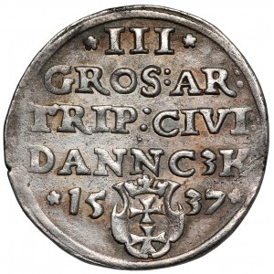 Zygmunt I Stary, Trojak Gdańsk 1537 - wczesny