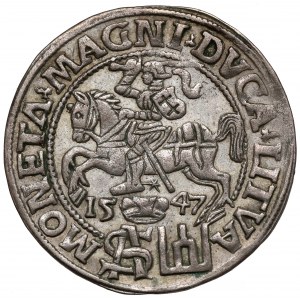 Zygmunt II August, Grosz na stopę polską 1547, Wilno