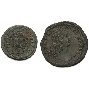 Francja (?) Żetony / liczmany - zestaw (2szt)
