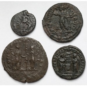 Cesarstwo Rzymskie, Antoninian i Follisy - zestaw (4szt)