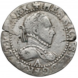 Henryk Walezy, 1/2 franka (demi franc) 1587, Paryż