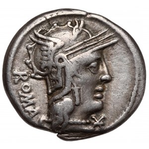 Republika, M. Metellus Q.F (127 p.n.e.) Denar, Rzym