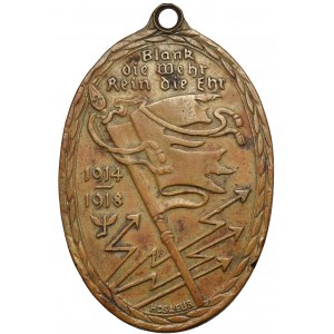 Niemcy, III Rzesza, Medal - Blank die Wehr, Rein die Ehr 1921-1934