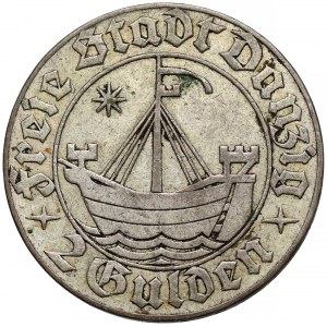 Gdańsk, 2 guldeny 1932 - rzadkie