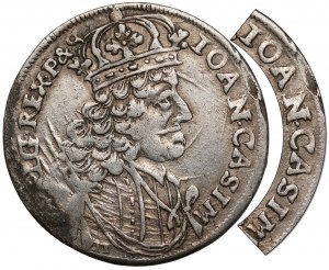 John II Casimir, Ort Krakow 1657 IT - IOAN CASIM - RARE.