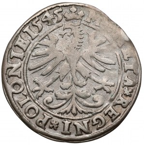 Zygmunt I Stary, Grosz Kraków 1545 - RZADKA korona
