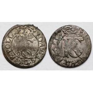 Jan II Kazimierz, Szeląg Wilno 1652 i 1653 - zestaw (2szt)