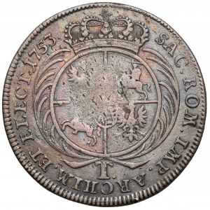 August III Sas, Tymf Lipsk 1753 - rzadkie popiersie