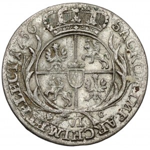 August III Sas, Szóstak Lipsk 1756 EC
