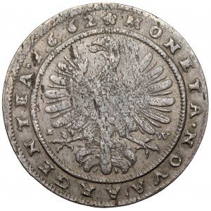 Śląsk, Ludwik IV legnicki, 15 krajcarów 1662, Brzeg - BEZ znaku