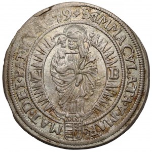 Węgry, Leopold I, 15 krajcarów 1679 NB, Nagybanya