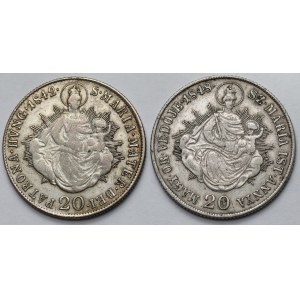 Węgry, Ferdynand V, 20 krajcarów 1842-1848, Kremnica