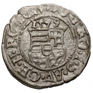 Węgry, Rudolf II, Denar 1579 KB, Kremnica