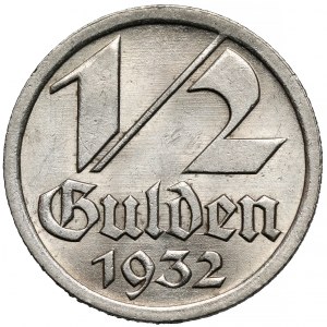 Gdańsk, 1/2 guldena 1932