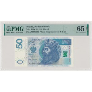 50 zł 2012 - AA