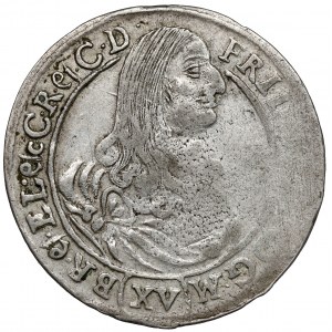 Śląsk, Fryderyk Wilhelm, 15 krajcarów 1665, Krosno - rzadkość