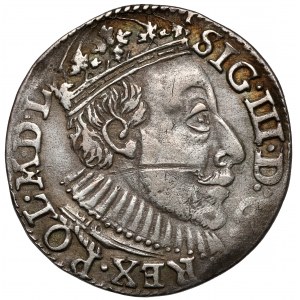 Zygmunt III Waza, Trojak Olkusz 1588 - duża głowa - rzadki