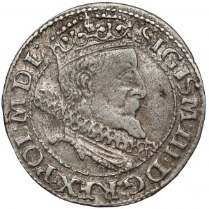 Zygmunt III Waza, Grosz Kraków 1606 - wczesny - duży orzeł