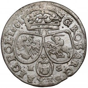 Jan II Kazimierz, Szóstak Poznań 1661 NG