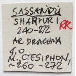 Sasanidzi, Drachma