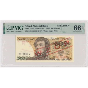 500 zł 1979 - WZÓR - AZ 0000000 - No.0213