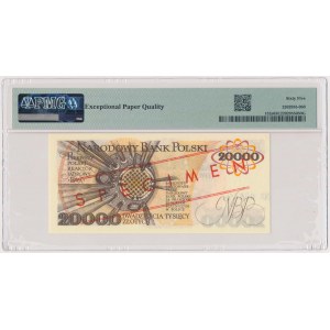 20.000 zł 1989 - WZÓR - A 0000000 - No.0384