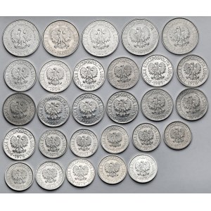 10-50 groszy 1966-1985 - mennicze - zestaw (28szt)