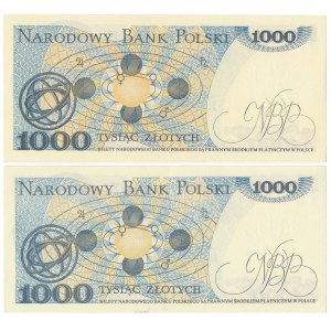 1.000 zł 1982 - ES, EZ - zestaw (2szt)