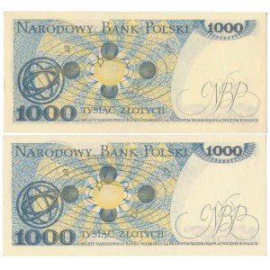 1.000 zł 1982 - DP, DS - zestaw (2szt)