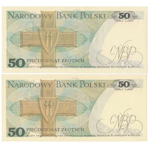 50 zł 1986 - EP, EY - zestaw (2szt)